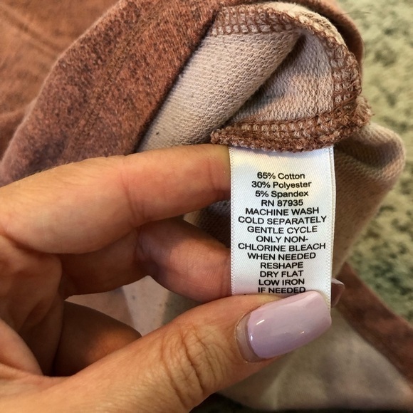 LOGO Lounge Burnt Orange Long Sleeve Asymmetrical Sweater Size Medium - Picture 8 of 12